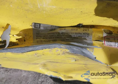 2017 Chevrolet Camaro 1Lt z USA, uszkodzony, nr VIN 1G1FB1RS5H0116801